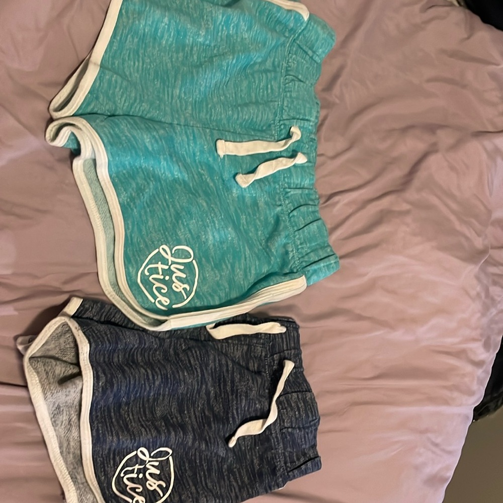 Justice shorts size 12/14 (2)